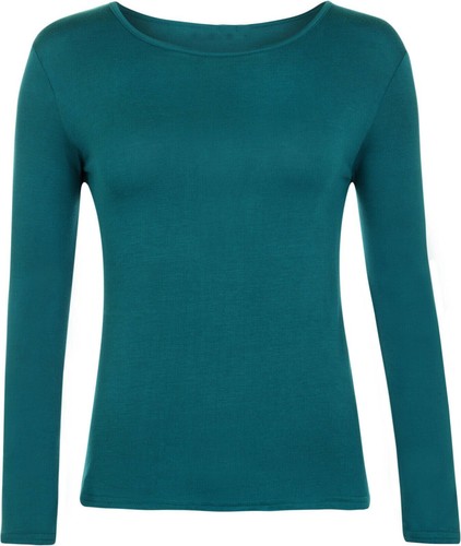 Womens Long Sleeve Plain T Shirt Ladies Stretch Basic Casual Round Neck Top 8-26 - Picture 11 of 47