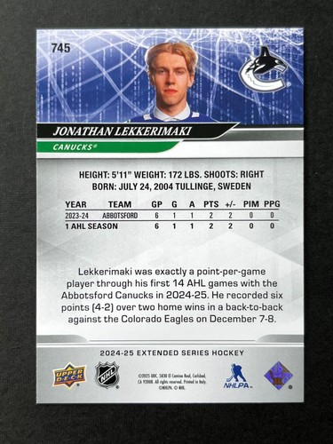 2024-25 Extended Series Young Guns & First round - Picture 91 of 101