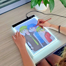 🔆 Lavagna Luminosa A4 LED USB x Disegno, Ricalco, Manga ✨Portatile + Sped. Free
