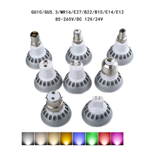 Dimmable GU10 MR16 E27 E14 10W LED SpotLight COB Bulb High Power Lamp Bright BC - Picture 8 of 19
