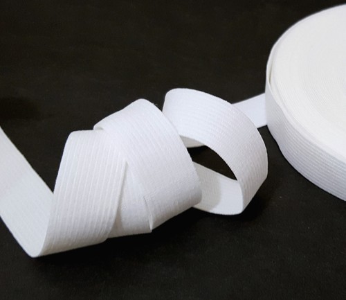 1/2" 13mm wide - 5yds -50yds Soft Hand feel & Thin White Flat Elastic Band EB88 - Picture 7 of 15