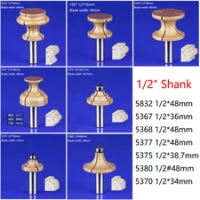 1/2" Shank Diamond Router Bits Fillet Wood Cutter Tool For Marble Granite Cut