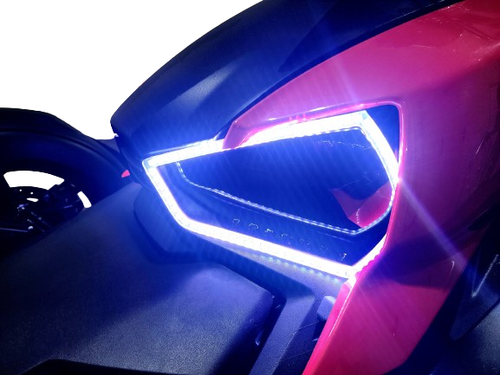 Can-Am Ryker LED Surface Mount Halo Angel Eye - Multicolor + Sequential Turn - Picture 5 of 12