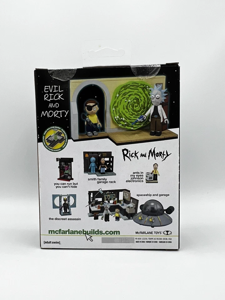 Juego de construcción mcfarlane adulto natación rick and morty mal rick and morty 98 piezas Foto 3 de 4