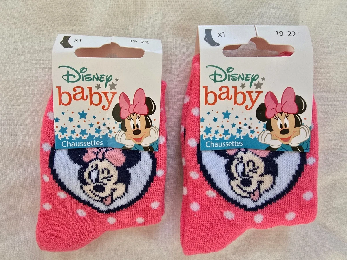 Lot De 3 Paires De Chaussettes Licorne Pour Bébé - Taille 19-22 - Rose/mauve - Coton