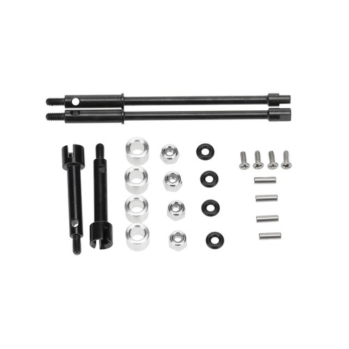4mm Widen Wheel Hub Metal Wheel Axle Set For SCX24 AXI00002 AXI90081 RC Car Part