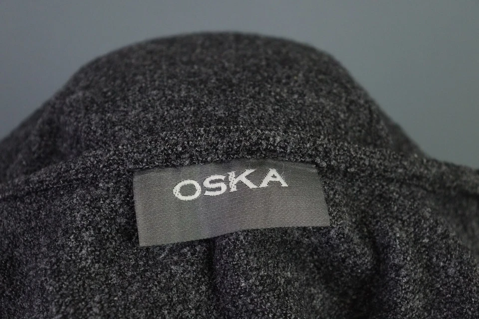 Moschino Chaqueta Cárdigan Algodón Bordado Denim Azul Barato y Chic Talla US 8 Foto 3 de 4