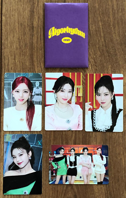ITZY -  Algorhythm Japan 5 Photocard Set Yeji  Ryujin Yuna Chaeryeong jpop kpop