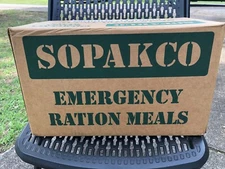  SOPAKCO  MRE Emergency Ration Meals Ready to Eat,  16ct Case, 2027 
