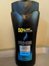 Axe Body Wash Phoenix Crushed Mint  Rosemary Scent Jumbo 24oz