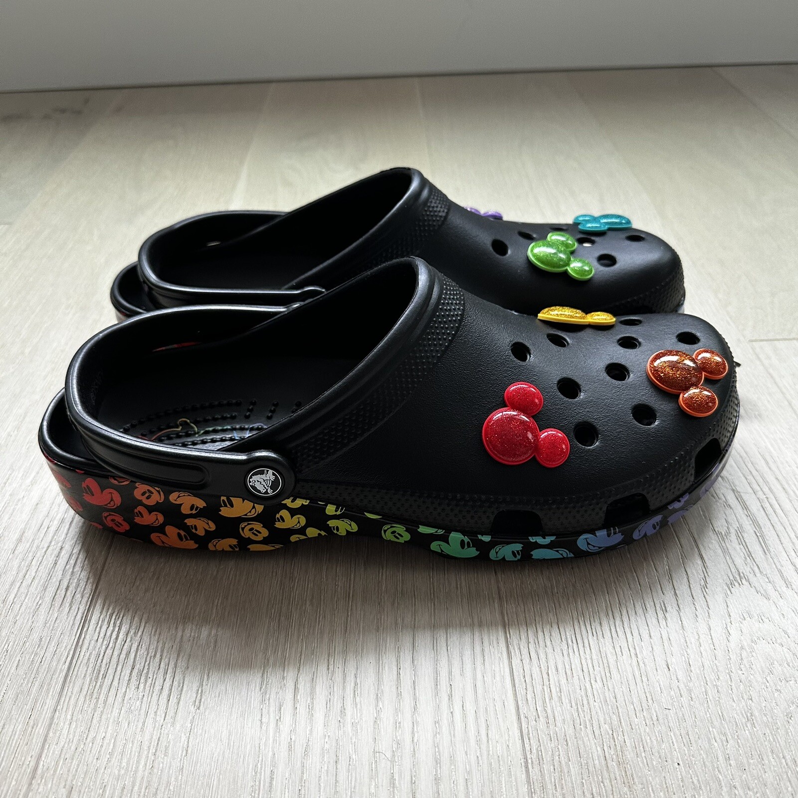 Disney Rainbow Pride Celebration Mickey Mouse Classic Crocs Clog 207755-0C4 M14 image 7