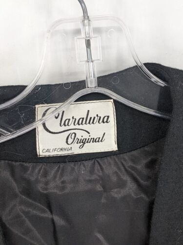 Vintage Claralura Original Fur Trimmed Coat and Dress Set - Picture 11 of 12