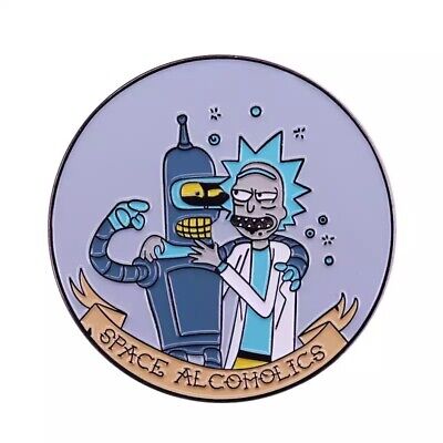 Rick And Morty X Breaking Bad Enamel Pin