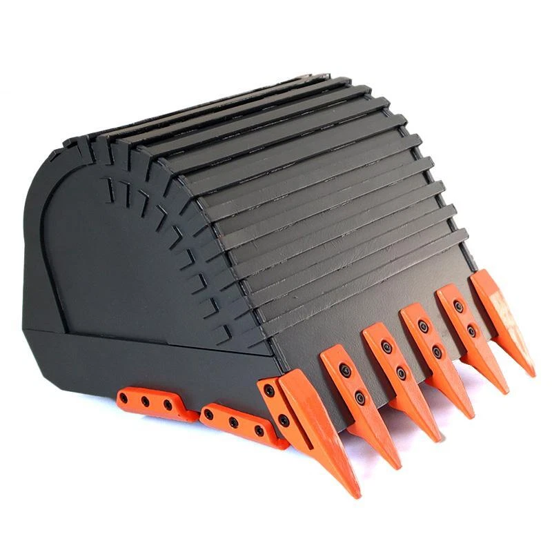 Anbaugeräte Metall Schaufel für 1/14 RC Hydraulik V2 Bagger Zusammengebaut - Bild 4 von 4