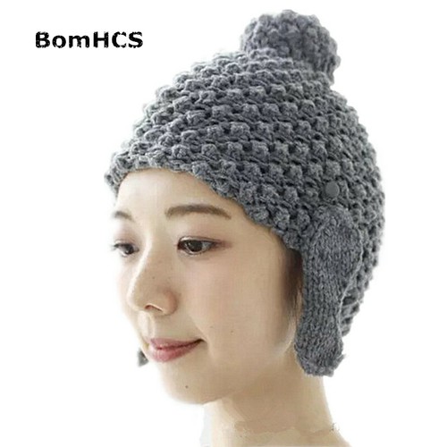 BomHCS Lord Buddha Caps Hand Knitted Funny Personality Warm Hat Beanie - Picture 14 of 16