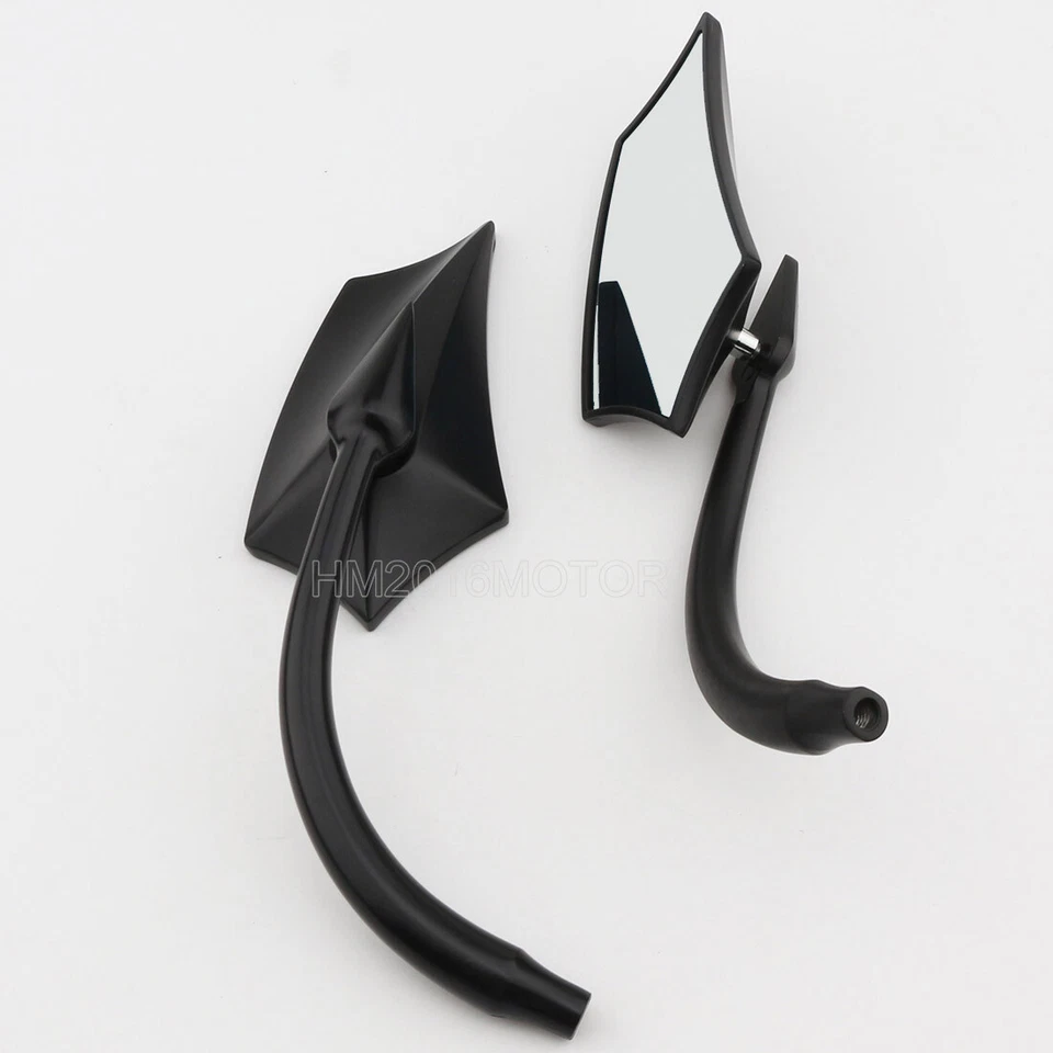 Espejos retrovisores negros para motocicleta Suzuki Intruder VL 1400 1500 800 Volusia 800 2 piezas Foto 4 de 4