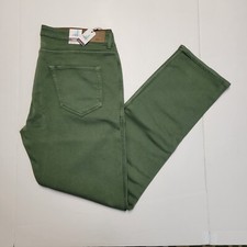 Nuevo JOHNNIE-O Terry Informal 5 Bolsillos Pantalones Para Hombre 40x34 40 Algodón Verde OLIVA $178