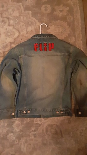 Giacca di jeans vintage flip skateboard Hkd giovane grande - Foto 2 di 7