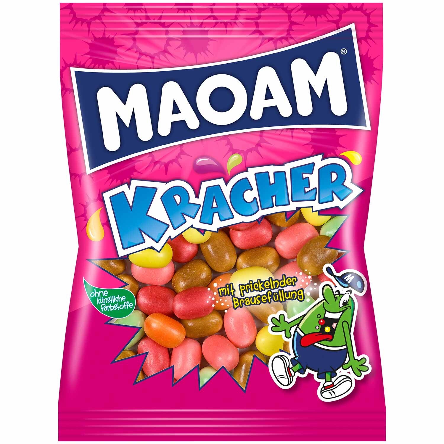 Фруктовые конфеты MAOAM KRACHER Fire cracker, 200 г - БЕСПЛАТНАЯ ДОСТАВКА