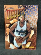ANTONIO DANIELS 1997-98 TOPPS FINEST #104 RC DEBUT W/ COATING ROOKIE CARD 1
