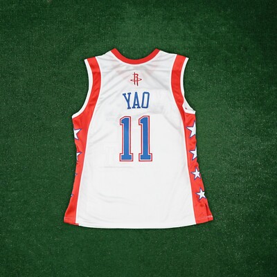 Yao Ming 2004 NBA All Star West Mitchell Ness Authentic White