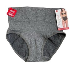 Skinnygirl Smoothers Shapers Gray Shaping Seamless Briefs sz S High Waist