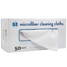 S T INC. 50 Pack 11.8" x 11.8" Microfiber Cleaning Cloth with Box, Bulk Micro...