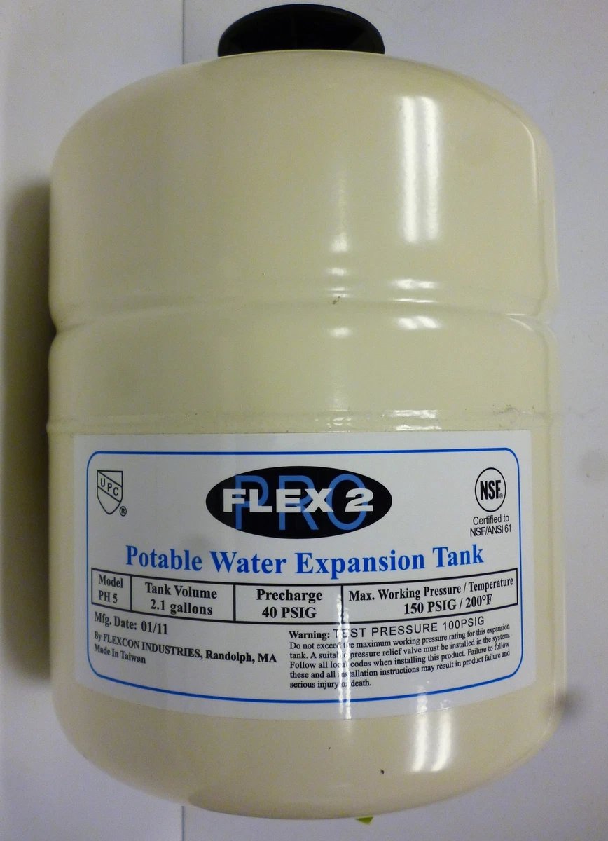 Flexcon Industries PH-5 FLEX 2 PRO Potable Water Expansion Tank | eBay