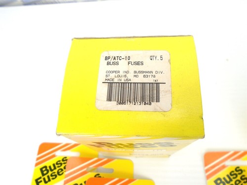 (75 Pcs.) BUSS FUSES - ATC-10, ATC-15, ATC-20 - BLADE FUSES - 32 Vdc 10A 15A 20A - Picture 2 of 13