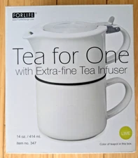 FORLIFE Tea for One with Infuser 14 ounces, Lime color, NWB