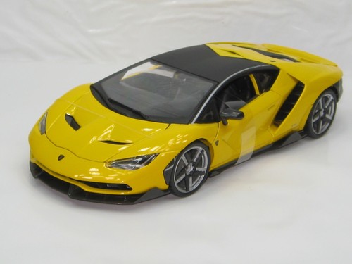 LAMBORGHINI LP770-4 CENTENARIO RACING YELLOW NEW IN BOX - Picture 5 of 5