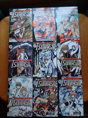 ツバサ-RESERVoir CHRoNiCLE- 英語版　漫画　English Tsubasa Reservoir Chronicle Vol 1-9 Clamp Kodansha English Manga