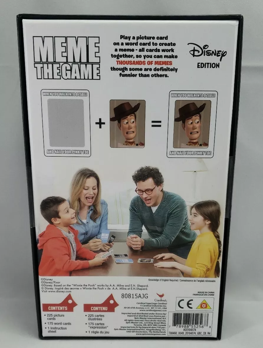  Spin Master Games Meme The Game, Disney Version Funny