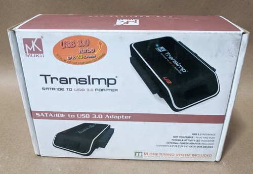 Adaptateur + câbles MuKII TRANSIMP TIP-Q120U3SI SATA/IDE HDD/SSD vers USB 3.0 (Turbo) - Photo 2/18