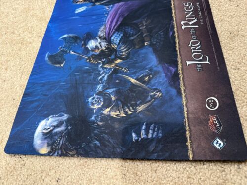 Lord of the Rings LCG 'Helm's Deep' Gimli & Legolas Fellowship 2015 Playmat Mat - Picture 2 of 3