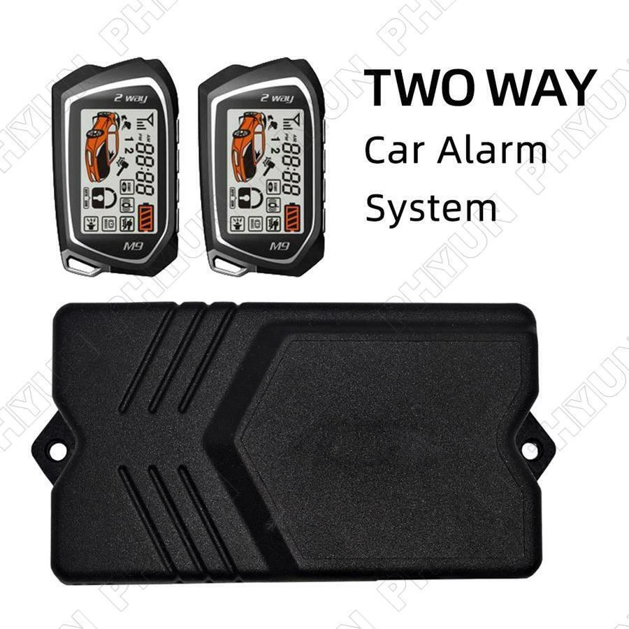 Universal 12V 2-Way Car Alarm Security System Remote Engine Start Anti-hijacking - Image 3 of 4