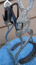 Vintage Vogt Sterling Silver Horse Show Bit Sweet Iron Mouth