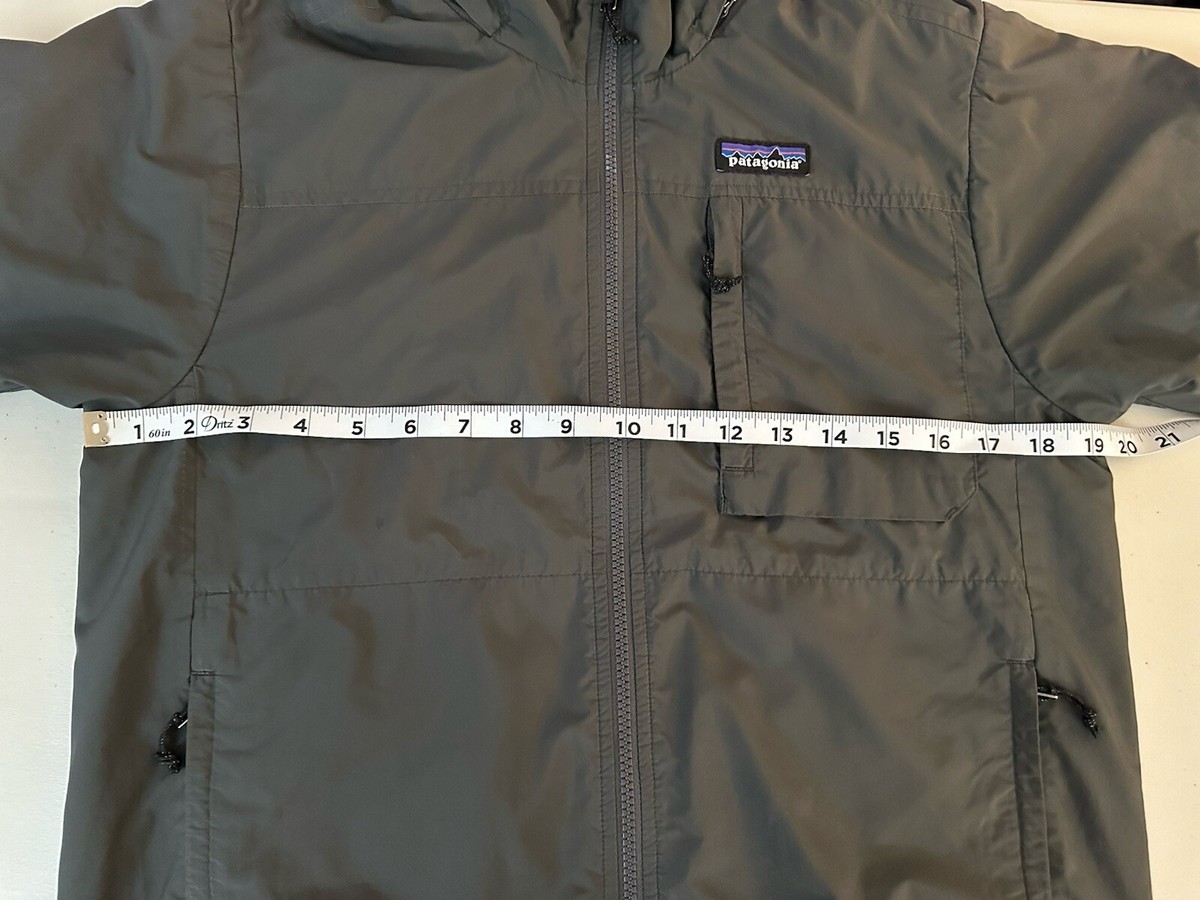 Men's Patagonia Lightweight Crankset Hooded Jacket Gray Size XS