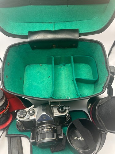 Vintage Honeywell Pentax Camera with Multiple Lenses & Carrying Case - Untested - Picture 6 of 24