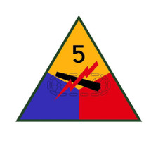 3" 5TH ARMORED DIVISION HELL ON WHEELS MILITARY STICKER DECAL USA MADE