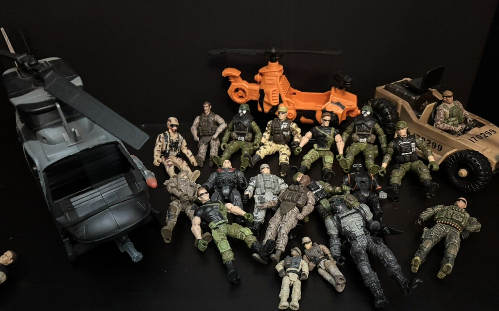 Military Action Figures and Vehicles