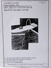 REPLACEMENT IRONING BOARD COVER TO FIT 18"X51" EURO-PRO EP36 AND EP39 IB SURFACE