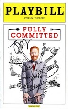 JESSE TYLER FERGUSON In-person Signed Playbill - FULLY COMMITTED