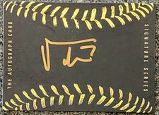 Vaun Brown Signed Signature Card San Francisco Giants!