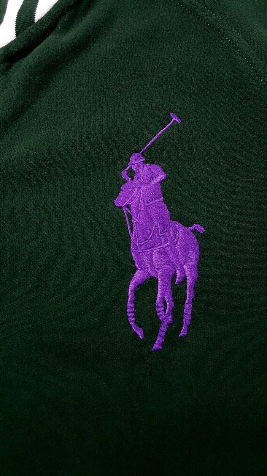 Giacca Polo Ralph Lauren Big Pony College verde Varsity taglia L