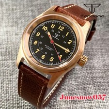 Tandorio 36mm CUSN8 Solid Bronze Case Men's Watch Automatic NH35A Sapphire Glass