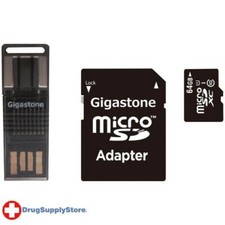 PE Prime Series microSD TM Card 4-in-1 Kit 64GB 
