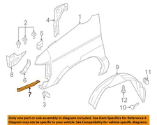 FORD OEM 08-23 E-150 Fender Fender Components-Front Bracket 8C2Z16E207AA