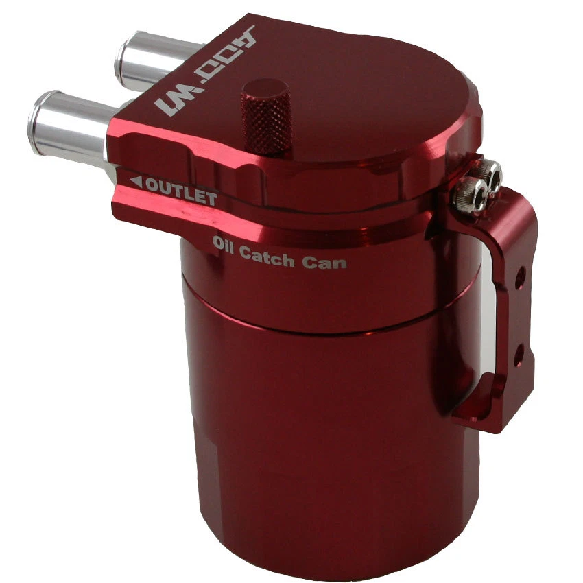 ADD W1 RED Baffled Universal Aluminum Oil Catch Tank Can Reservoir Tank Ver.1  - Image 3 of 4
