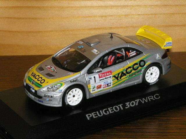 Peugeot 307 WRC Norev au 1/43 idée cadeau idéale pour passionné de sport automobile